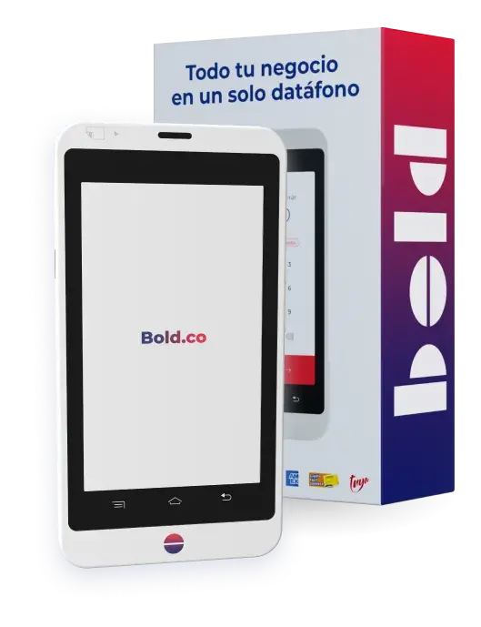 Datáfono portátil Bold Plus - con SIM - no requiere celular o tablet