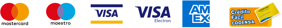 Visa - Mastercard - American Express - Codensa